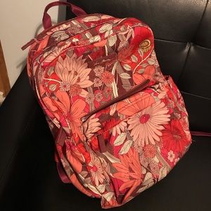Vera Bradley grande laptop backpack bohemian bloom
